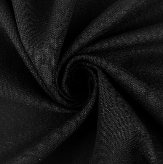 Melns, viskoze ar linu 